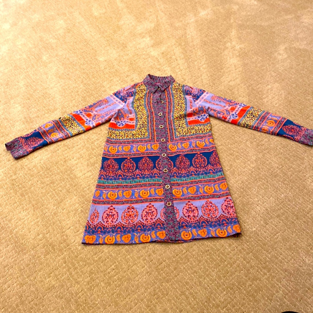 Maeve silk shift dress